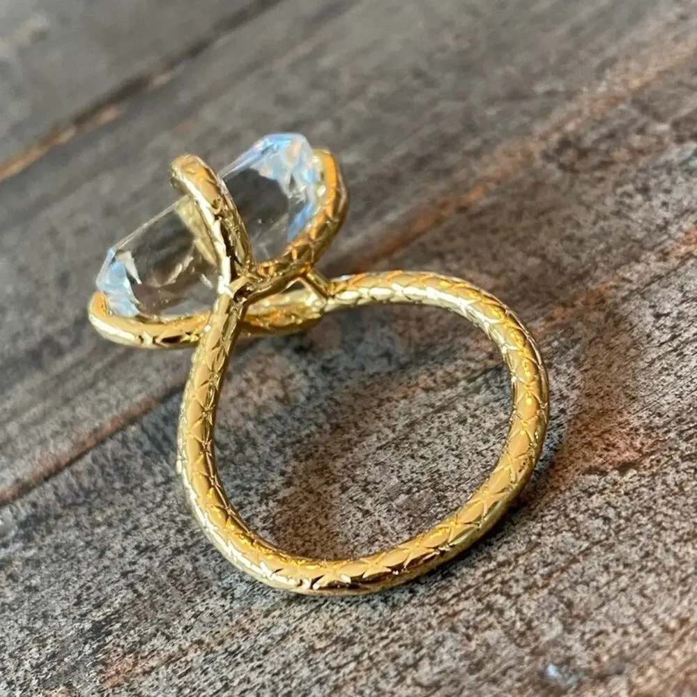 NEW From Fire Gemstone Statement Ring - Picture 13 of 16